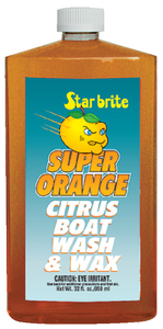 SUPER ORANGE CITRUS BOAT WASH & WAX (#74-94632) - Click Here to See Product Details