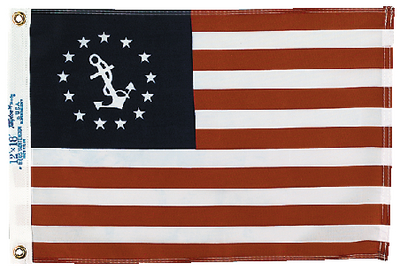 U.S. YACHT ENSIGNS - DYED  (#32-1118)