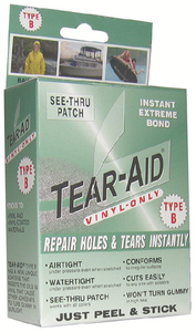TEAR REPAIR INC D-BOX-B-100 - TEAR-AID REPAIR KIT  TYPE B