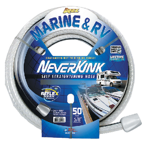 NEVERKINK WHITE MARINE AND RV HOSE (#188-760225) (7602-25) - Click Here to See Product Details