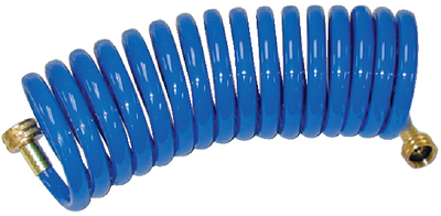 COILED WASH DOWN HOSE (#232-WDHBR15BBDP) - Click Here to See Product Details