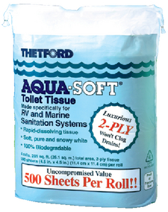 AQUA SOFT 2-PLY TOILET TISSUE (#363-03300) - Click Here to See Product Details