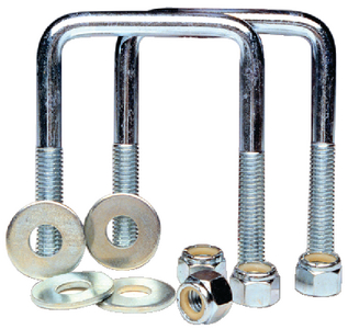ZINC PLATED SQUARE U-BOLTS (#241-86204) - Click Here to See Product Details