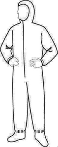 DUPONT<sup>TM</sup> TYVEK<sup>&reg;</sup> HOODED COVERALL (#849-TY122S2XL)