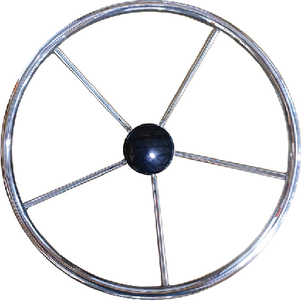 NON-MAGNETIC STAINLESS STEEL STEERING WHEEL (#216-V43) - Click Here to See Product Details