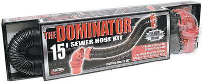 VALTERRA D04-0250 - DOMINATOR 15' SEWER KIT W/ELB. VALTERRA D04-0250 - DOMINATOR 15' SEWER KIT W/ELB.